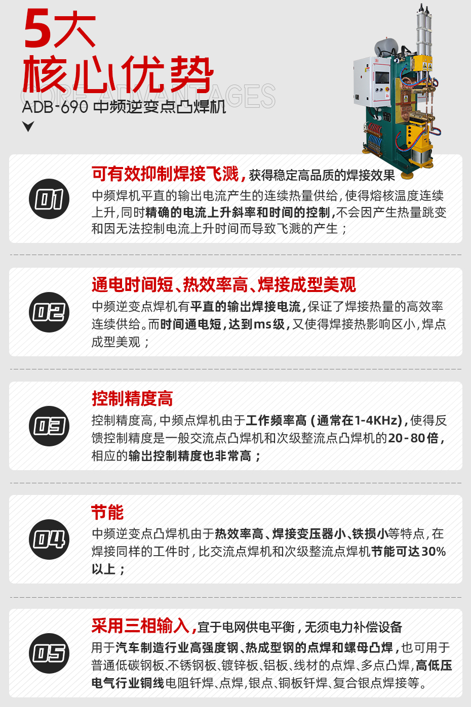 ADB-690中頻逆變點香蕉国产免费视频核心優勢 ADB-690中頻逆變點香蕉国产免费视频核心優勢